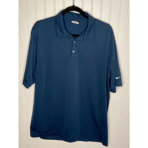 Nike Other - Men's Nike Golf Polo Shirt L Blue